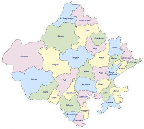 Rajasthan Map